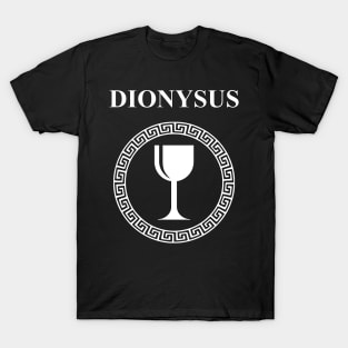 Dionysus Greek God of Festivals, Wine and Parties T-Shirt